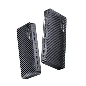 위즈플랫 iDOCK M10 KVM 도킹스테이션 윈도우 맥 듀얼모니터 EDID USB3.2 HDMI 기가랜 PD