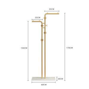 코끼리 양방향 행거 스탠드 화이트 골든 L형 옷걸이 매장형 흰 사선행거 매장용 걸이 ㄱ자