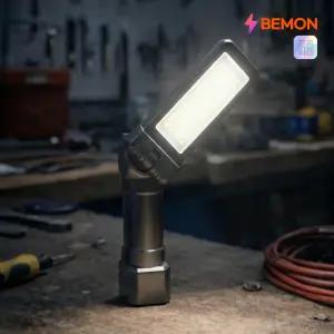 휴대용 자석 작업등 자동차 정비 LED 후레쉬 충전식 무선 충전작업등 작업랜턴 작업용