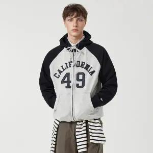 [후아유](광주신세계)Signature Patch Hood Zip-up(Colorblock) / WHMZG1112U