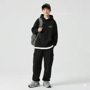 [롯데백화점]유솔 CP특양면 카고 조거팬츠 (2컬러) ULTM26F01