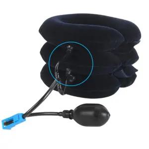 가정용 경추 견인기 거북목 3단 에어 목쿠션 목보호대 수험생 목밴드