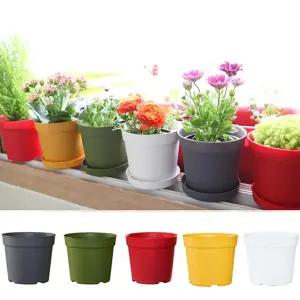 세경팜 담따 컬러베이직 화분 받침세트 가벼운 미니 플라스틱화분