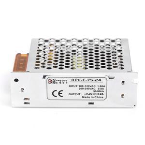 LED 전원 공급 장치 DC 24V 3A 76W 스위칭 소스 변압기 100-240V AC SMPS