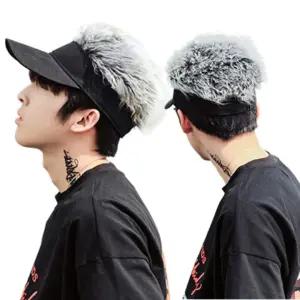 코스픽 개성있는남자 자연스런 티안나는 숏컷 가발 달린 힙합 스냅백 패션모자(3종) 촬영 이벤트