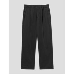 [에잇세컨즈] 코튼 레이온 세미와이드핏 밴딩 팬츠 - 네이비 (456121CMFR)