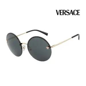 [하프클럽/베르사체]베르사체 선글라스 VE2176 1252/87 라운드 메탈 자외선차단