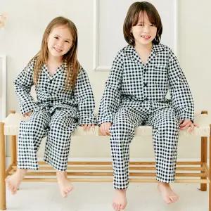 핑코코 4098 잔체크 국산 아동&주니어잠옷 세트