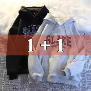 (총 2장) 여성 레터링 맨투맨 기모후드티 3컬러 3사이즈 봄 가을 겨울 오버핏 티셔츠 스타일링 꾸안꾸