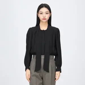 [케네스레이디](센텀시티점)[BYLYNN] 시스루 쉬폰 리본 타이 블라우스 EVBLPA9600