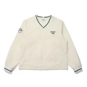 긴팔티 LQS M5122PPI11IVY 브이넥 컬러 블럭 피스테 IVORY (WOMAN)