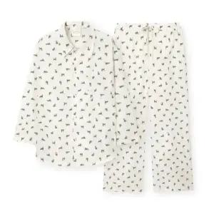 [갤러리아] [오르시떼] 남녀공용 H102 그린캣 긴소매 파자마 세트/