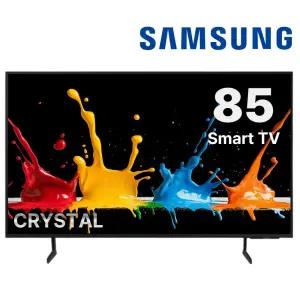 삼성 크리스탈 85인치 4K 스마트 UHD TV 85DU8000 스탠드 벽걸이 디즈니 유튜브 미러링