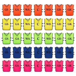 정품 넷볼 팀조끼 셋트 7개입/학교체육/실내체육/실외/농구