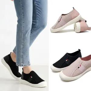 여성 슬립온 스니커즈 니트 경량 편한신발 데일리 캐주얼 운동화 - 249