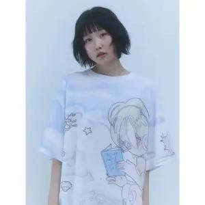 [키르시](대전신세계) X 썬원버드 풀 프린트 빅 오버 사이즈 티셔츠 [멀티]