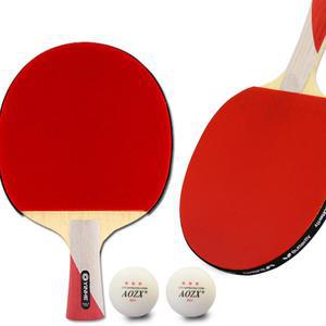 선수용 식 중급용 탁구 세트 라켓 쉐이크핸드 중펜 핸드 카본