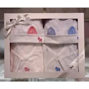 [에뜨와](본점) (말띠임신출산선물) 도트배내X신생모쌍둥이세트 (07T317002S2)