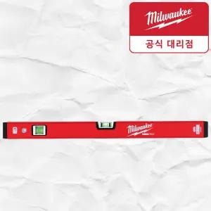 밀워키 600mm 박스 레벨 콤팩트 자석 수평대 측정 수평기 4932459081