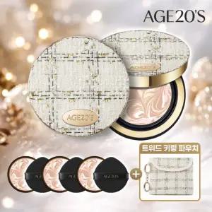 에이지투웨니스 앰플 팩트 본품2+리필3+멀티파우치