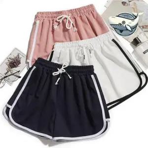 여성 여름 트레이닝 베이직 반바지 홈웨어