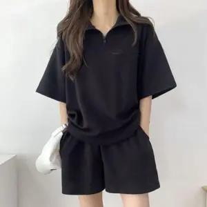 옷 루즈핏 높은 반팔 셋업 여름 키즈 통기성 의상 복싱