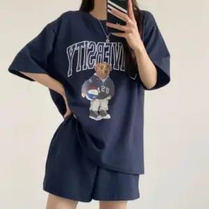 여성 여름 반팔 운동복 트레이닝 츄리닝 세트 반바지