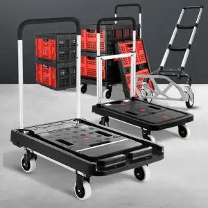 시장 접이식카트 구르마 대차 리어카 끌차 엘카 슬림 짐 운반핸드카 박스폴딩특수L카대형