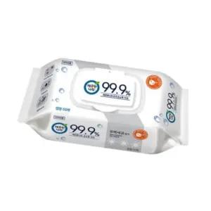 깨끗한나라 클린 에탄올 손소독티슈 60매입 알콜물티슈 차량용물티슈