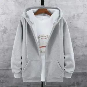 남여공용 오버핏 기모 후드집업 루즈핏 후드티셔츠