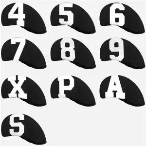 [셀러허브]아이언커버 골프채 헤드 커버 넘버링 풀세트 10개 (S21504608)