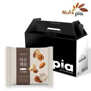 [넛츠피아] 하루채움 프리미엄 50봉 선물세트 견과류 하루견과 한줌견과