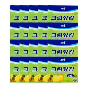 크린랩 위생장갑 크린장갑 200매 20개