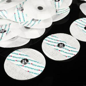 50x/세트 ECG 심장 모니터 심전도 피팅 용 부직포 전극 일회용 전극 패드