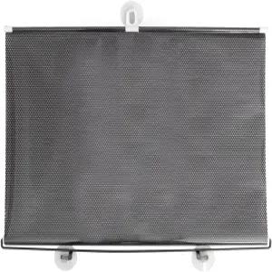 클리스피드 드릴 암막 블라인드 그늘막 49.2X22.8인치 접이식 롤러 3개의 흡입 컵 임시 커버 커튼 홈카용