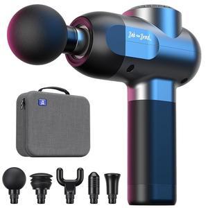 밥 앤 브래드 C2 마사지 건, 심부 조직 타악기 5단 속도와 헤드의 근육 마사지기, 프로 운동선수용 전동 등 홈 헬스장, FSA 및 HSA 자격 취득