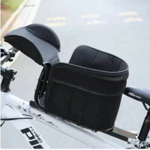 프리미엄 강아지 자전거 안장 라이딩 여행 산악자전거 애완동물 시트 접이식 바구니 B