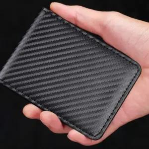 가죽반지갑 남성 카드 지갑 자동 명함 팝업 알루미늄 비즈니스 휴대 슬림