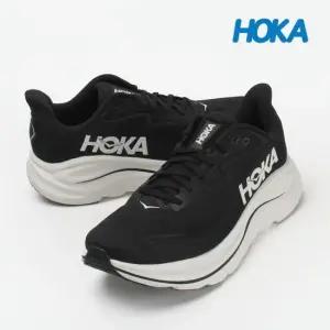 호카 운동화 클리프톤10 와이드 남성 런닝화 블랙 화이트 1162032-BWHT