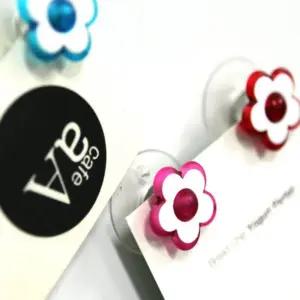 꽃모양 흡착판 자석 메모홀더 6P메모홀더 메모대 메모붙이기 포스트 메모꽂이/자석홀더/냉장고자석/현관문