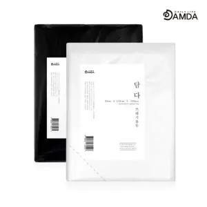 [하프클럽/담다]분리수거봉투 60리터 100매 투명,검정 평판