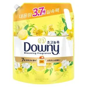 다우니 향수 컬렉션 초고농축 섬유유연제 시트러스 버베나 리필 2.6L 1개