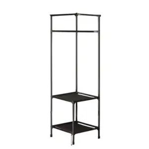 코너 옷걸이 스탠드 원룸 코너형 신발 정리함 다용도 행거