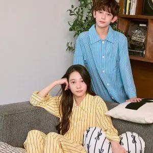 [마밤] MSMV 라이트핏 아동 주니어 초등학생 잠옷 긴팔 파자마 세트