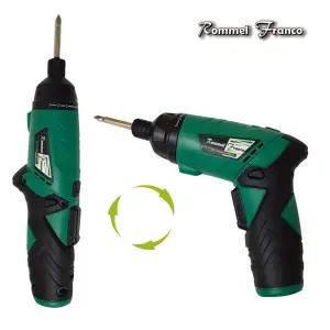 롬멜프랑코 충전식 무선 미니전동드릴(드라이버) 드릴날 비트 세트 공구 만능 핸드 드릴