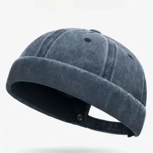 남성 와치캡 숏 비니 심플 창없는 모자 짧은 비니 패션 소품