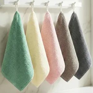 쉬라즈리빙 더소프트 40수 코마사 고리 핸드타월 5장