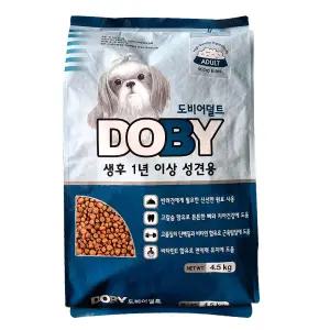 도비 어덜트 4.5kg / 성견용 애견사료 x 1개