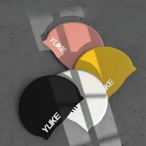 유니보르 실리콘 수모 수영모자 아쿠아로빅 롱헤어 긴머리 남자 빅사이즈 수영모 여성 예쁜 아쿠아