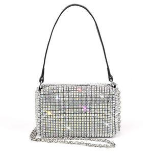 블링블링 크리스탈 여성용 이브닝 클러치백 스파클링 크로스바디백 웨딩 프롬 파티 클럽 지갑 핸드백